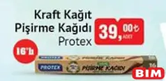 PROTEX KRAFT KAĞIT PİŞİRME KAĞIDI 16'LI PROTEX KRAFT KAĞIT PİŞİRME KAĞIDI 16'LI